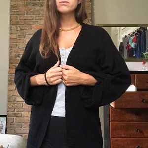 Black Knit Cardigan